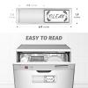 Dishwasher Magnet Clean Dirty Sign Shutter Only Changes When You Push It Non-Scratching Strong Magnet or Adhesive Options Indicator Tells Whether Dishes are Clean or Dirty (Deepblue) view 2