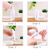 60ml 3 Pcs White Foam Pump Bottles Portable Empty Plastic Foaming Pump Soap Dispenser Bottles Travel Size for Cleaning, Travel, Cosmetics view 4