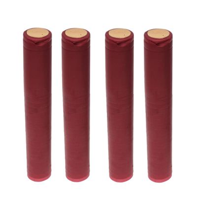 200pcs Wine Making Supplies Wine Cork Wine Bottle Caps Heat Cap Wine Shrink Capsules Red Top Wine Bottle Shrink Caps Wine Bottles PVC Shrink Capsules Self Made