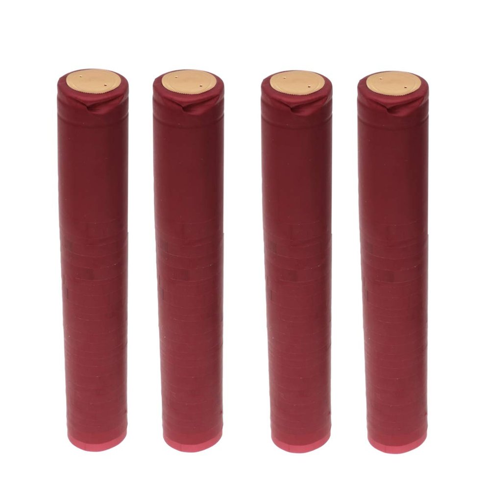 200pcs Wine Making Supplies Wine Cork Wine Bottle Caps Heat Cap Wine Shrink Capsules Red Top Wine Bottle Shrink Caps Wine Bottles PVC Shrink Capsules Self Made