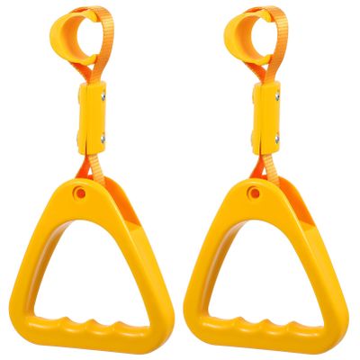 Wakauto 2pcs Creative Ring Handle Strap for Trash Cans Subways and Buses Design Sturdy and Safe for Non- Waste Sorting and Vehicle Use