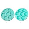 HELYZQ Epoxy Resin Mold Seven Chakras Hemisphere Round Silicone Mould DIY Crafts Tools view 2