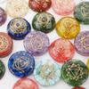 HELYZQ Epoxy Resin Mold Seven Chakras Hemisphere Round Silicone Mould DIY Crafts Tools view 3