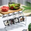 KJLY Kitchen 304 stainless steel Glass Seasoning bottles Sets, Spice Jars, Dressing & Spice Dispensers (Size : A) view 3