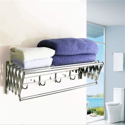 GXFWJD Airer Laundry Drying Rack Radiator Airer with Adjustable Arms for Drying Clothes Max Temp Indoor and Outdoor Use Easy to Install Retractable-Clothes Drying Rack (Color : Silver, Size : 90cm)