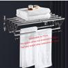 GXFWJD Airer Fold Away Racks Wall Mounted Retractable Clothes Rack Laundry Drying Rack for Laundry Room Mudroom Bedroom Pool Area Easy to Install (Color : Double Pole) view 3