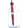 Umbrella Racks White Metal Umbrella Stand Umbrella Holder, Large-Capacity Umbrella Basket On The Entrance Porch of The Hotel Foyer, with Hook and Mobile Drip Tray view 1