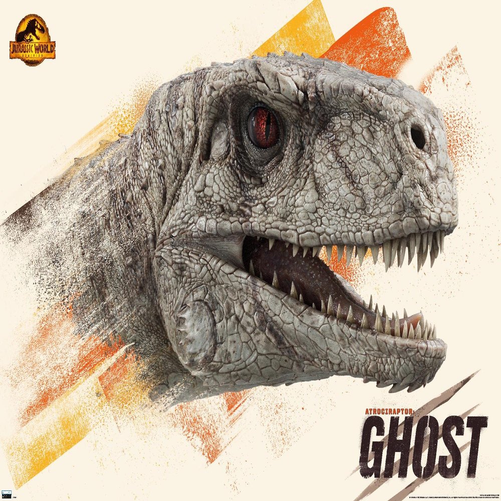 Trends International Jurassic World: Dominion - Ghost Wall Poster, 34L x 22.4W, Premium Unframed Version