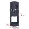 Umbrella Racks Black Wrought Iron Umbrella Stand Umbrella Holder, Space-Saving Large-Capacity Umbrella Storage Basket with 3 Hooks and Drip Tray, 50x19cm view 2