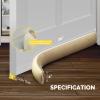 fowong Door Draft Stopper 30", Weighted Under Door Noise Stopper, Oatmeal view 2