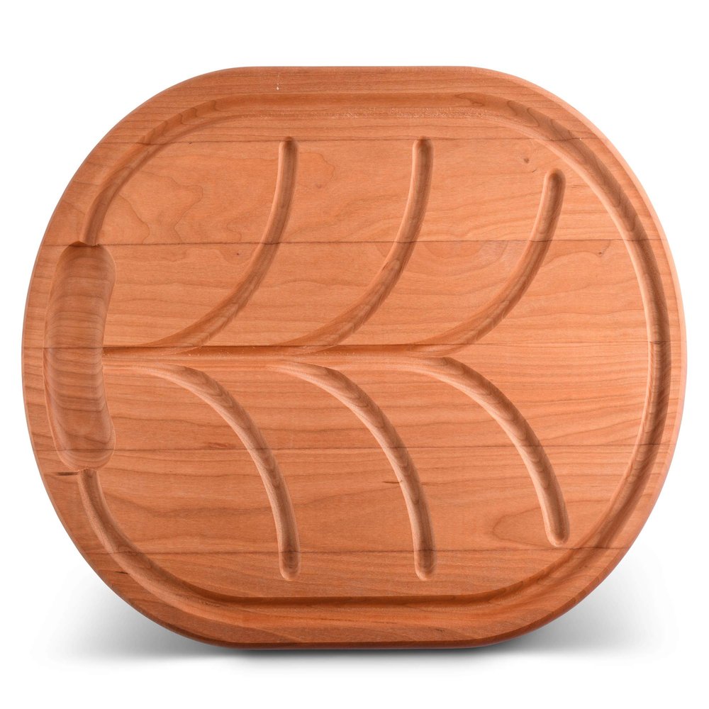 Carving Board Wood Large 19.5 inch Long x 14 inch Wide
