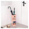 Umbrella Racks Pink Indoor Umbrella Stand Umbrella Holder, Number of Umbrella Baskets for Decoration in The Entrance Hallway of Home Office, with 3 Hooks view 3