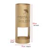 Umbrella Racks Golden Metal Umbrella Stand Umbrella Holder, Long and Short Umbrella Storage Basket at The Entrance of The Hotel Corridor, with 3 Hooks, 50x19cm view 2