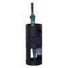 Umbrella Racks Black Wrought Iron Umbrella Stand Umbrella Holder, Large Capacity Umbrella Storage Basket at Hotel Entrance, with 3 Hooks and Drip Tray, 50x19cm view 1