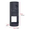 Umbrella Racks Wrought Iron Umbrella Stand Umbrella Holder, with 3 Hooks Home Hotel Office Freestanding Umbrella Basket, Waterproof and Rustproof, 50x19cm (Color : Black) view 2
