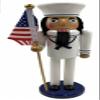 14" Navy Nutcracker view 1