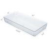 Kingrol 4-Pack Clear Drawer Organizer Bins, 15 x 6 x 2 Inch Desk & Kitchen Drawer Dividers for Utensils, Makeup, Jewelry, Office, Craft Supplies - Durable & Non-Slip Storage Containers view 2