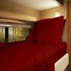 RV-Sheets RV Camper King 72"X80" 4-PC Sheet Set 400 Thread-Count 100% Soft Long Staple Egyptian Cotton Made for RV, Camper, Boat & Motorhomes, Soft-Luxury 10-Inch Deep Pockets - Burgundy Solid view 1