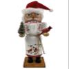 14" Cardinal Claus Nutcracker view 1