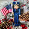 Santa's Workshop 14" Air Force Nutcracker, Blue, 70426 view 3