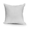 Hometex Canada Blank White Sublimation Polyester Pillow Cover - 16 x 16 / 40 cm x 40 cm with Hidden Zipper (2 Pack) Dcor Heat Press Printing Throw Pillow Cover view 1