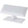 Plymor White Faux Leather Cushion Top T-Bar Bracelet Display Stand, 7.25" W x 3.25" D x 4.5" H (Pack of 6) view 1