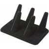 Plymor Black Velvet Ring Finger Display, Five on Rectangular Base, 5.25" W x 3.625" D x 2.25" H (Pack of 6) view 1