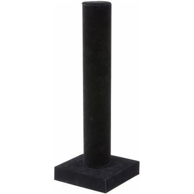 Plymor Black Velvet Vertical Bracelet Display Stand, 4.625" W x 13" H (Pack of 6)