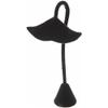 Plymor Black Velvet Fish Tail Style, Four Pair Earring Display Stand, 3.25" W x 2" D x 5.625" H (Pack of 12) view 1