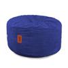CordaRoy's Chenille Bean Bag Pouf Footstool - Washable Fabric Ottoman Cover with Durable Foam Insert - Versatile Footrest for Basement, Living Room, Office - 26" x 17" - Navy | Made in The USA view 1