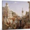 ARTCANVAS The Consummation The Course Of The Empire 1836 Canvas Art Print Stretched Framed Painting Picture Poster Giclee Wall Decor by Thomas Cole - 40" x 26" (0.75" Deep) view 1