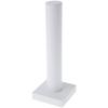 Plymor White Faux Leather Vertical Bracelet Display Stand, 4.625" W x 13" H (Pack of 6) view 1