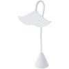 Plymor White Faux Leather Fish Tail Style, Four Pair Earring Display Stand, 3.25" W x 2" D x 5.625" H (Pack of 12) view 1