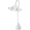 Plymor White Faux Leather Fish Tail Style, Four Pair Earring Display Stand, 3.25" W x 2" D x 5.625" H (Pack of 12) view 2