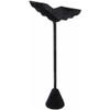 Plymor Black Velvet Wing Shaped, Three Pair Earring Display Stand, 3" W x 1.25" D x 6.75" H view 1