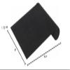 Plymor Black Velvet Bracelet Ramp Display Stand, 8" W x 8.5" D x 1.75" H (Pack of 3) view 4