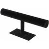 Plymor Black Velvet T-Bar Bracelet Display Stand, 12" W x 5" H (Pack of 6) view 1