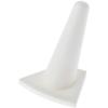 Plymor White Rubber Ring Finger Display, Single on Triangular Base, 2" W x 1.625" D x 2.125" H (Pack of 3) view 1