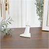 Plymor White Rubber Ring Finger Display, Single on Triangular Base, 2" W x 1.625" D x 2.125" H (Pack of 3) view 3