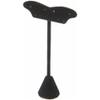 Plymor Black Velvet Fish Tail Style, Five Pair Earring Display Stand, 3.125" W x 1.25" D x 5.5" H (Pack of 12) view 1