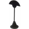 Plymor Black Velvet Fan Shaped, Two Pair Earring Display Stand, 2.75" W x 1.875" D x 5.875" H (Pack of 12) view 1