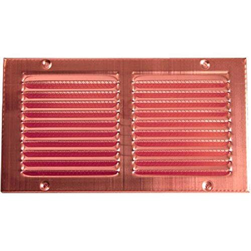 Copperlab Rectangular Ventilation Grid with Screen Vent Size: 5.875" x 11.125"