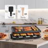 Electric Raclette Grill & Korean BBQ - 8 Non-Stick Cheese Trays, 1300W with Temperature Control, Dishwasher-Safe Indoor Grill for Family Gatherings & Interactive Dinner Parties view 2