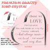 Jetec Bereavement Gift Acrylic Heart Sympathy Memorial Condolence Grief Gift for Loss of Loved One Remember Me Grieving Present for Men Women Remembrance Table Decor(6 x 6 x 0.6 Inch) view 2