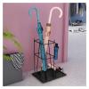 Umbrella Racks Black Wrought Iron Umbrella Stand Holder, Space-Saving Large-Capacity Corridor Entrance Decorative Umbrella Basket view 1