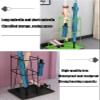 Umbrella Racks Black Wrought Iron Umbrella Stand Holder, Space-Saving Large-Capacity Corridor Entrance Decorative Umbrella Basket view 3