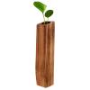 Desktop Decoration Wooden Flower Vases Flower Pot Home Decor Creative Planter Wood Vases Plant Container Decorative Plant Pots Tabletop Decoration view 1