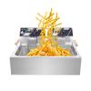 ZOKOP Deep Fryer Heavy duty Fauce Stainless Steel Single-Cylinder Electric Countertop Basket 23.26Qt22L view 1