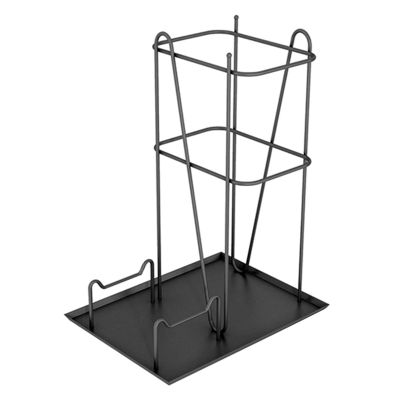 Umbrella Racks Black Wrought Iron Umbrella Stand Holder, Home Office Corridor Entrance Decorative Umbrella Basket, with Drip Tray, 25x33x44cm