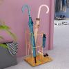 Umbrella Racks Golden Indoor Iron Umbrella Stand Holder, Home Hotel Office Corridor Entryway Umbrella Basket with Drip Tray, 25x33x44cm view 3
